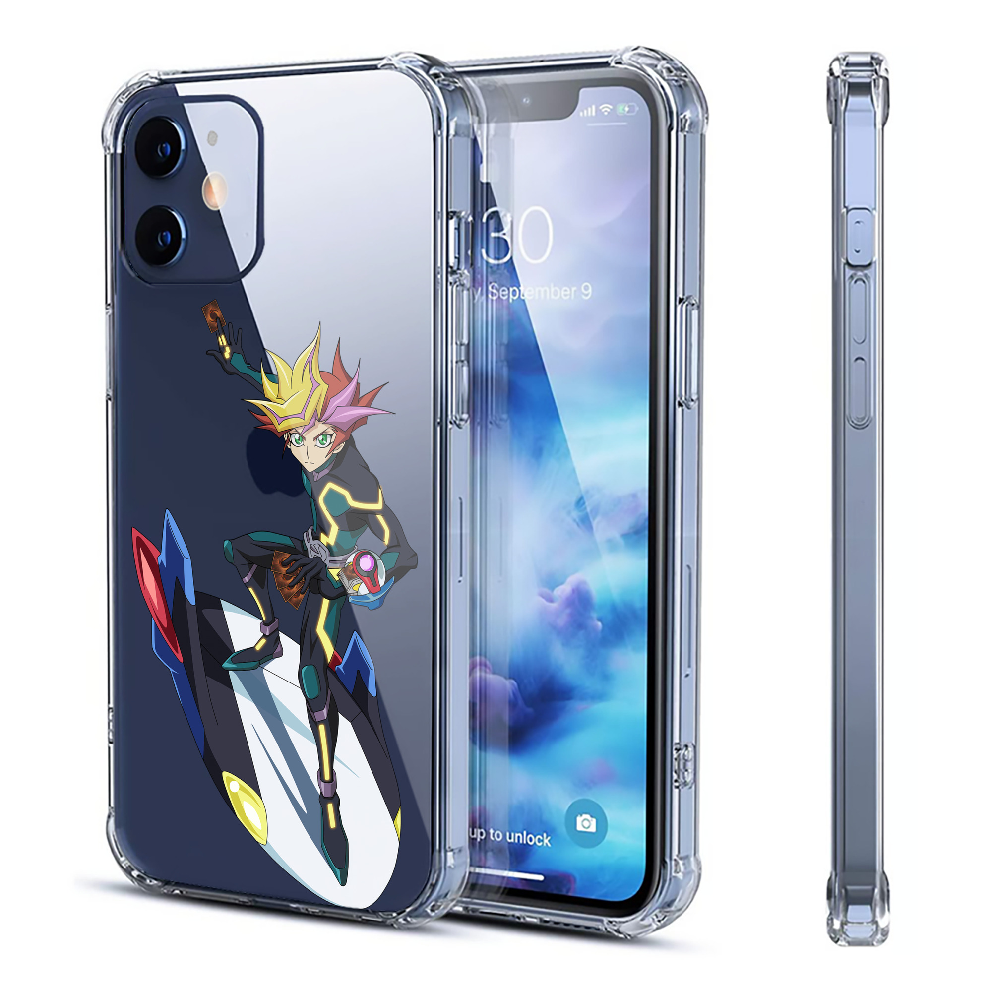 （画像用） 遊☆戯☆王 Yu-Gi-Oh! 【iPhone 12シリーズ対応】透明スマホケース（クリアソフトケース）